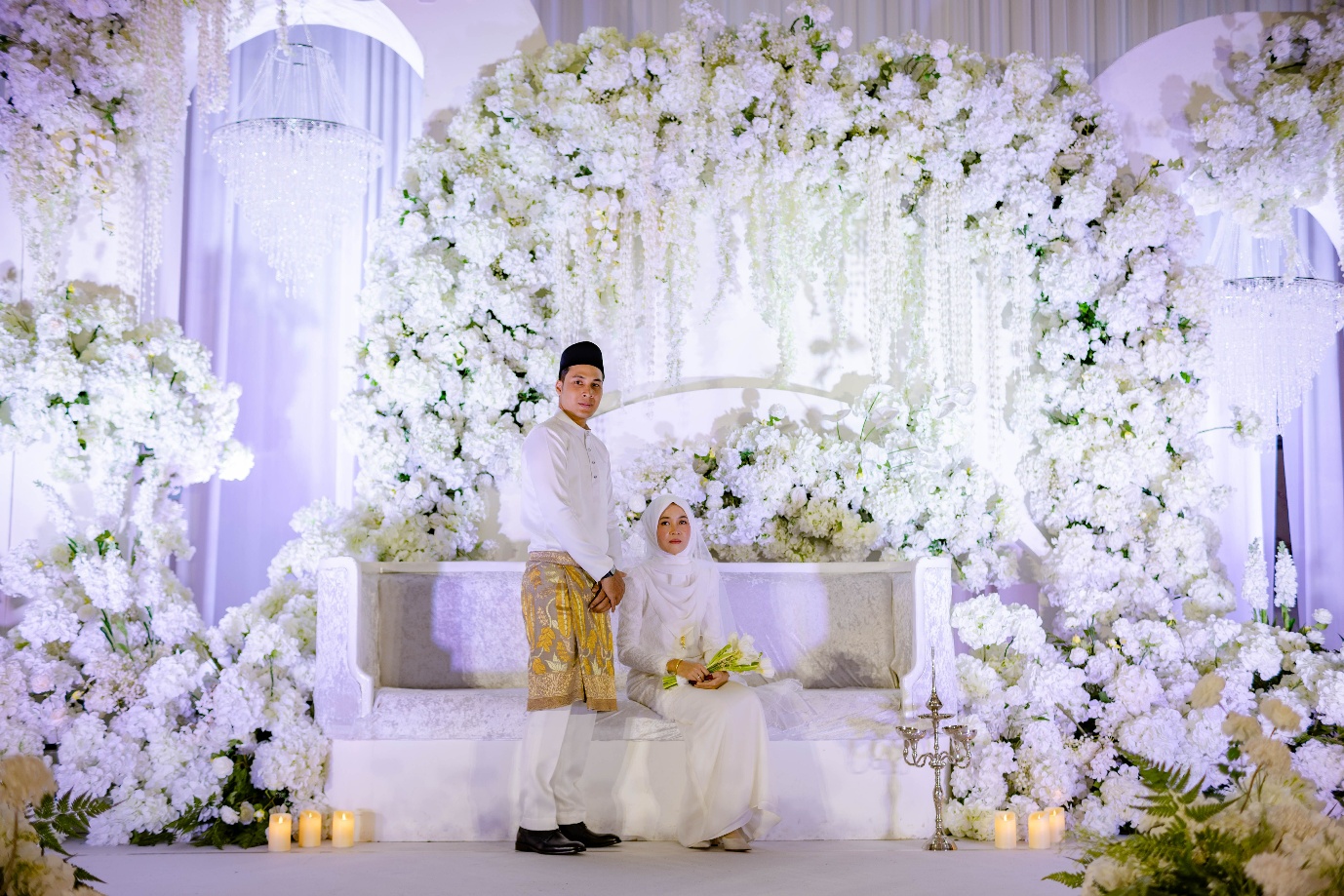 Tema Perkahwinan Eksklusif Villa Busainna - Ethereally Romantic Wedding 